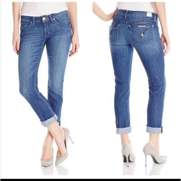Hudson Jeans Denim - Hudson "bacara" crop cuffed jeans size 26